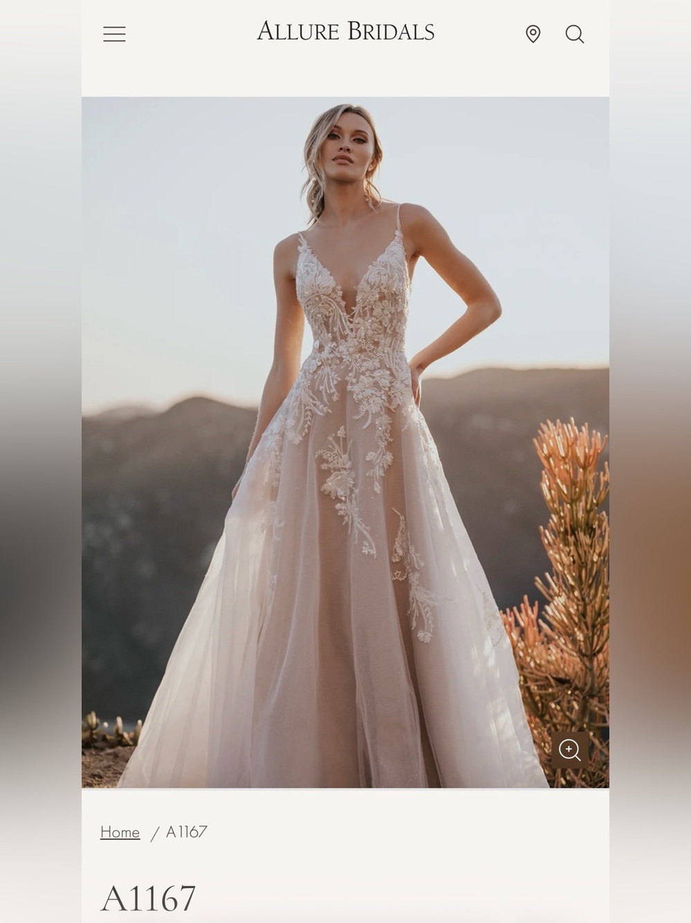 Allure bridal- A1167